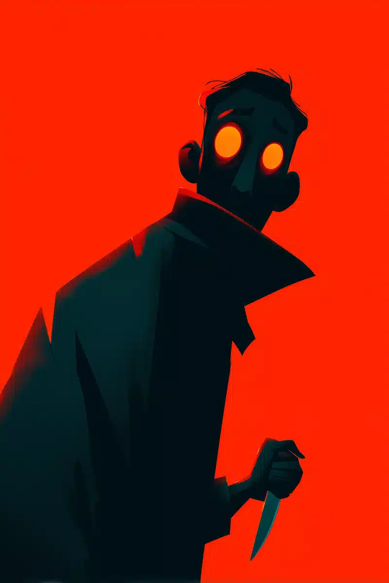 Bold Graphic Character Animation Midjourney提示词