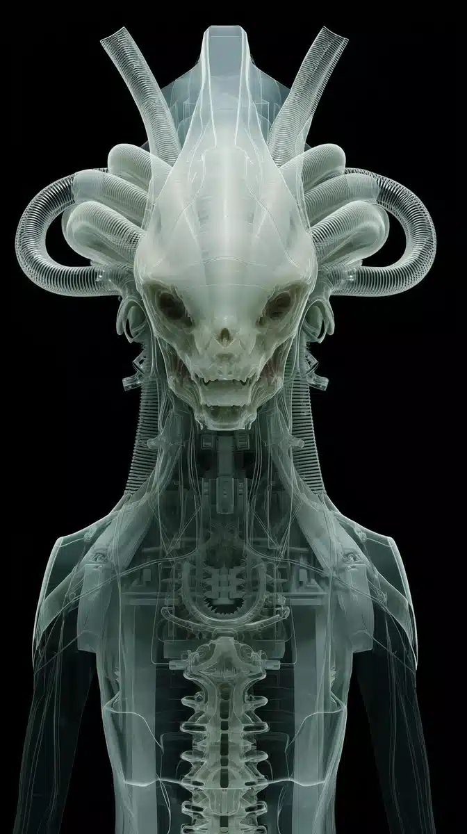 Neural Anatomy Monster Raw Midjourney提示词