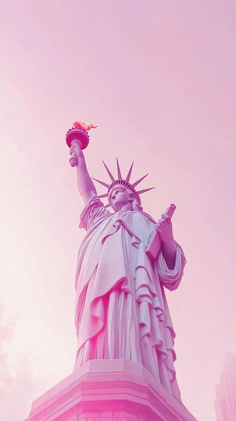 Statue of Liberty Portrait Midjourney提示词