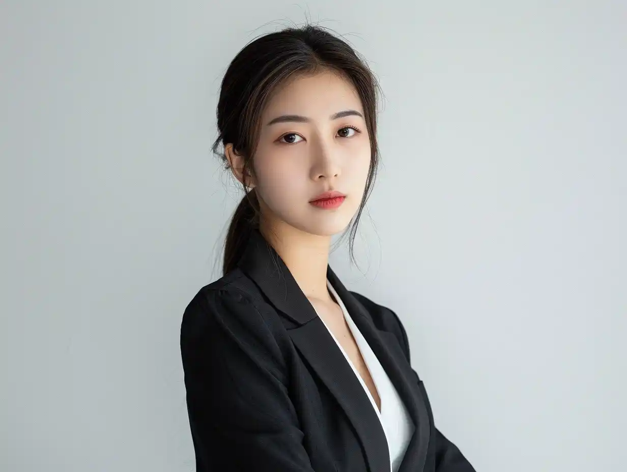Elegant Chinese Model Portrait Midjourney提示词