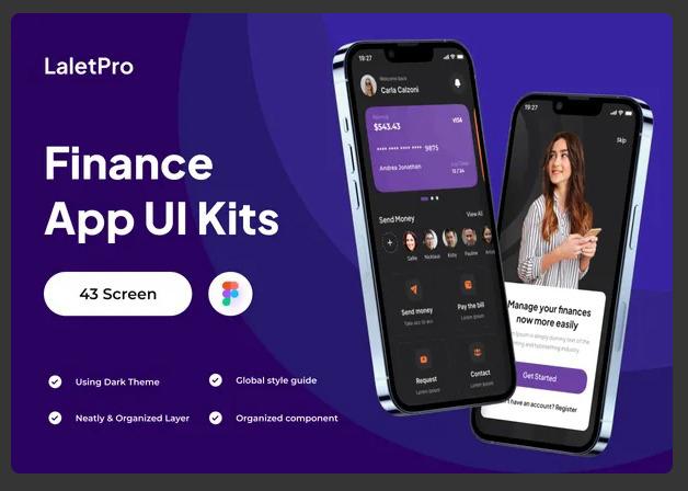 LaletPro - Finance App UI Kits