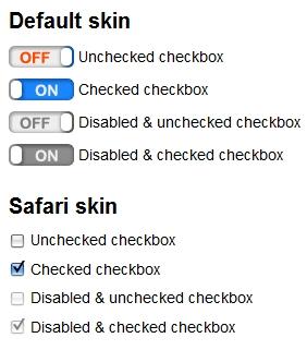 jQuery Checkboxes - 基于jQuery的Checkbox样式插件