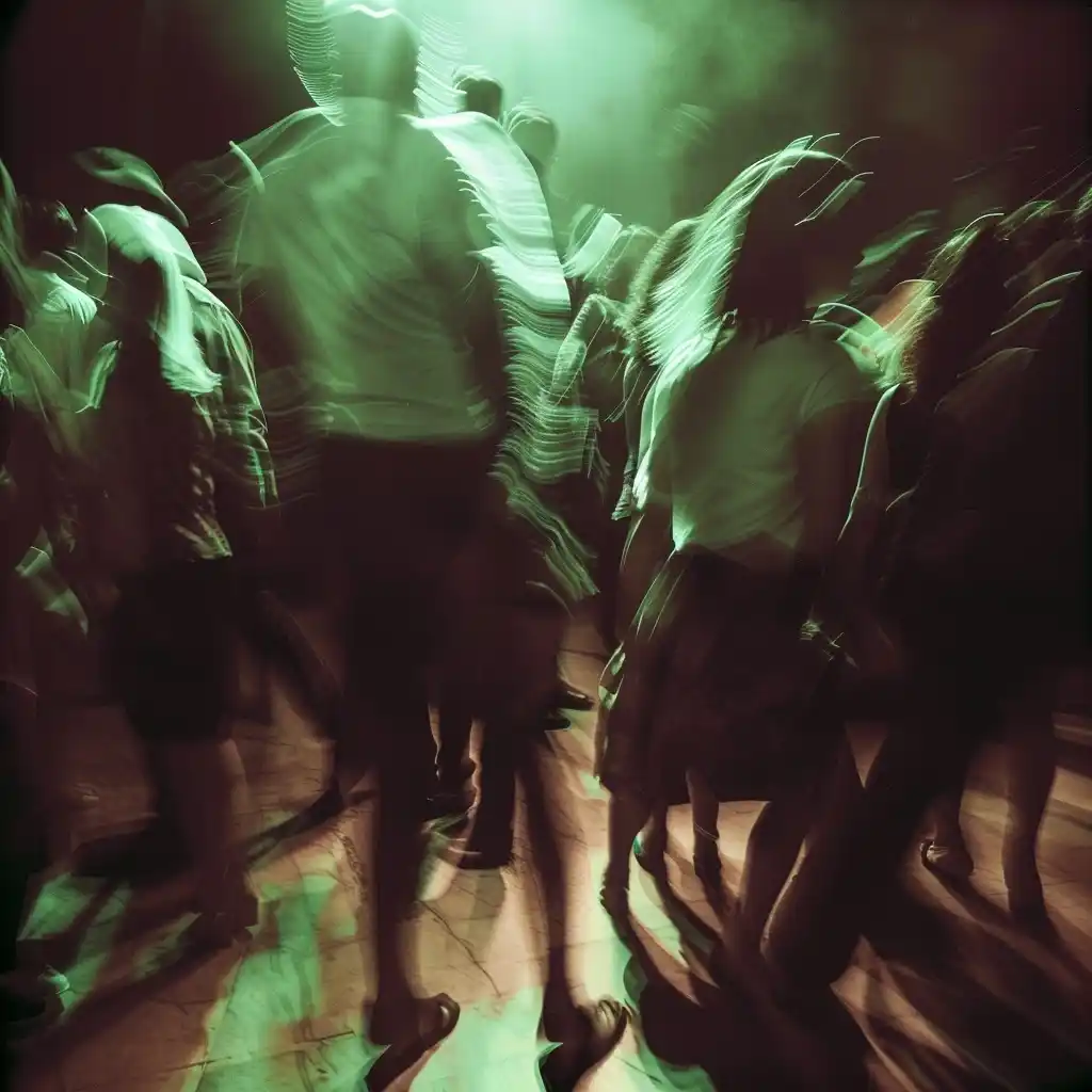 Green Dance Motion Cinematic Midjourney提示词