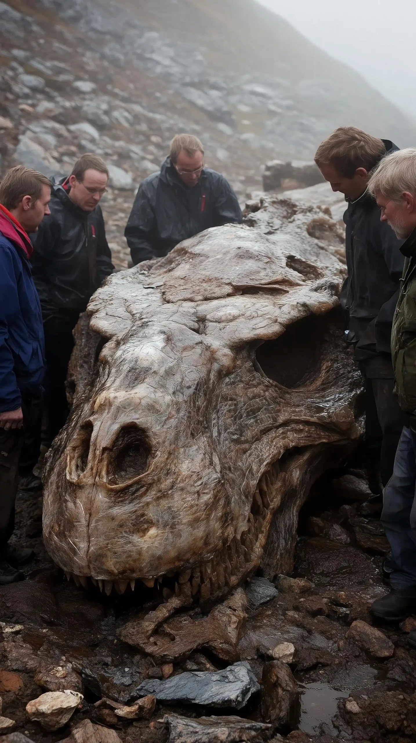 Thawing Ancient Creature Scene Midjourney 提示词生成效果