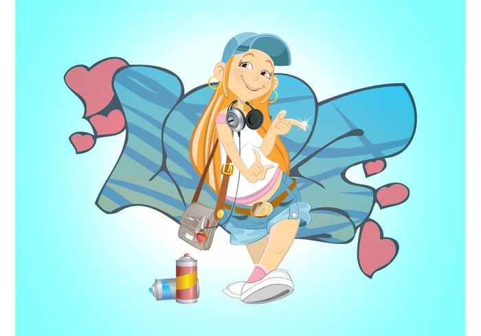 涂鸦女孩