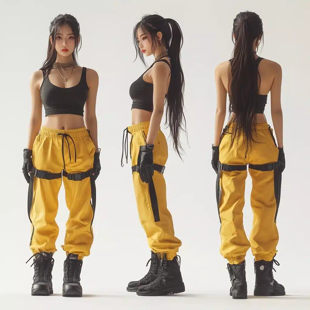 Realistic Female Singer Pose Midjourney提示词