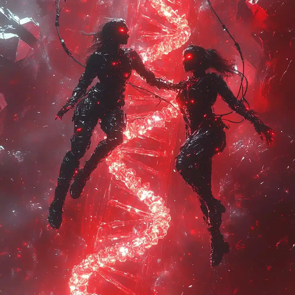 Surreal Cyborgs with DNA Midjourney提示词