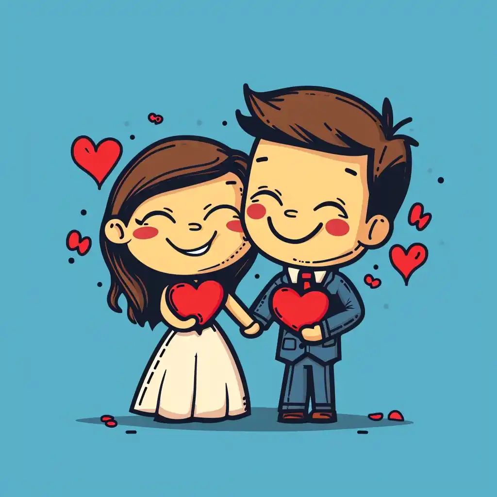 Happy Marriage T-Shirt Design Midjourney提示词