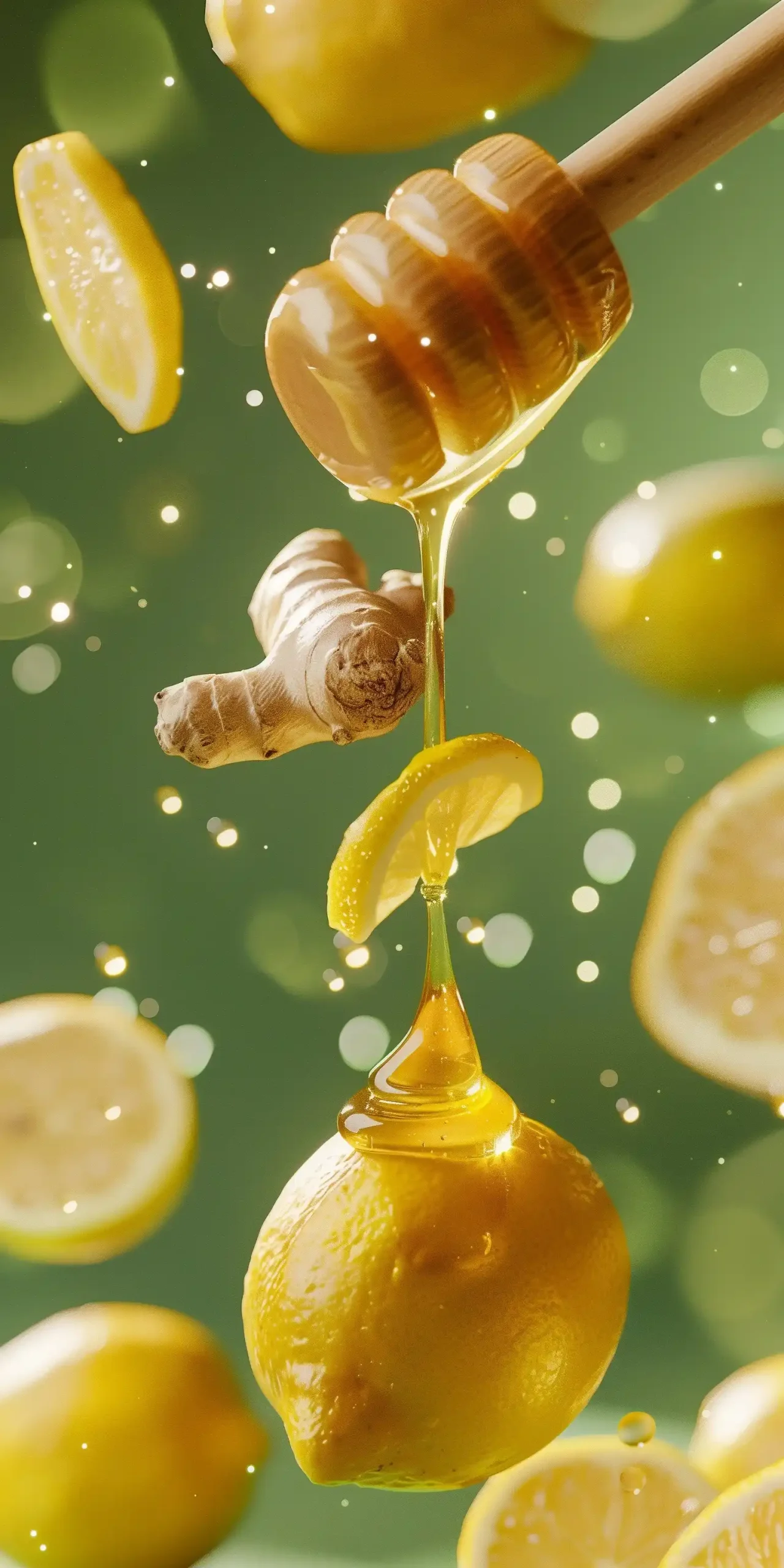 Lemon Ginger Honey Slices Midjourney提示词