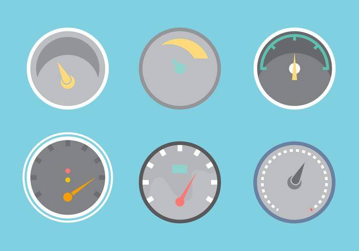 免费转速表矢量图形2
