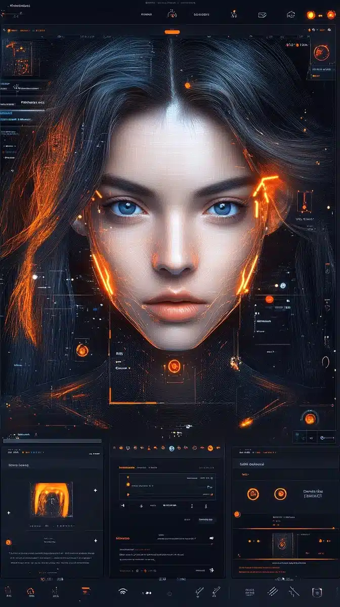 Tech-Inspired AI Platform Midjourney提示词