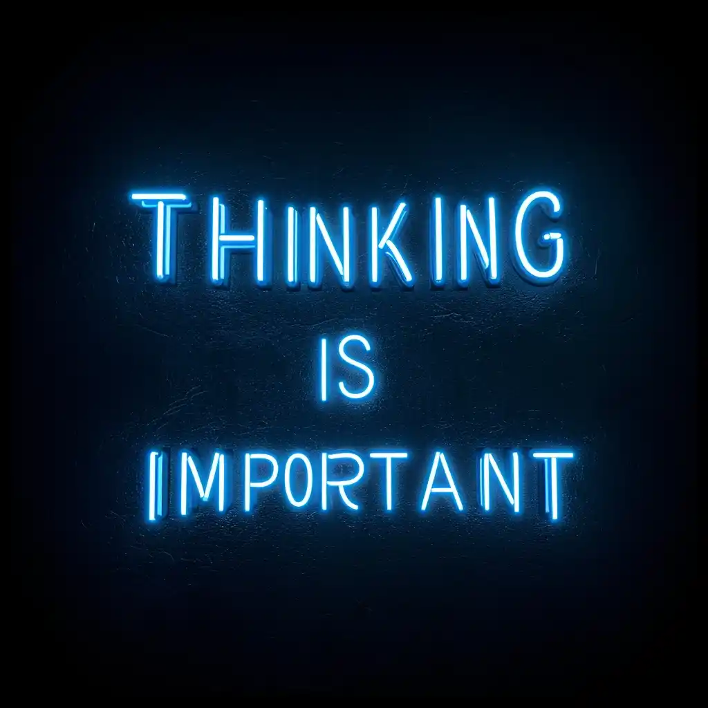 Neon Thinking Midjourney提示词