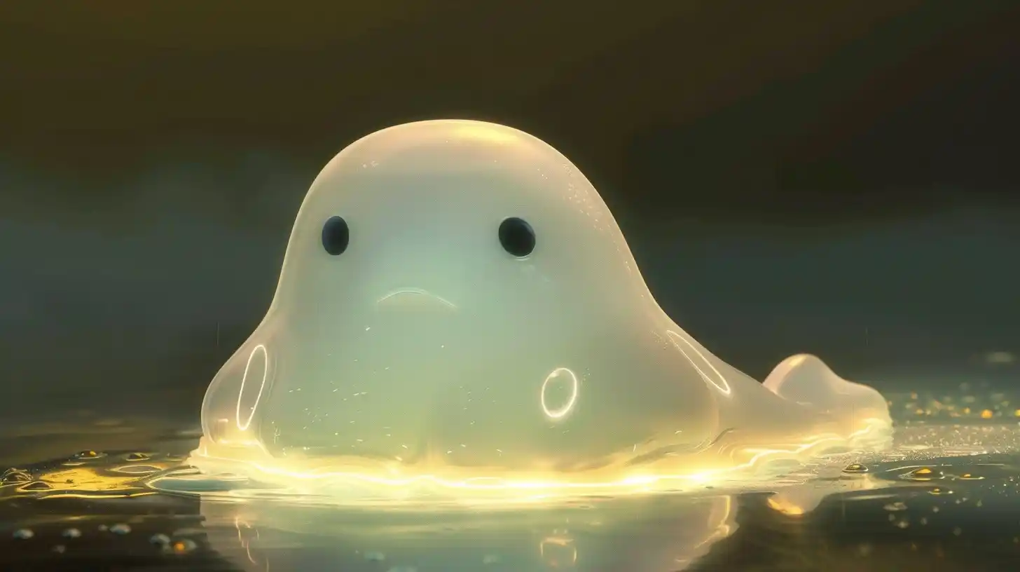 Pixar Translucent Blob AR Midjourney提示词