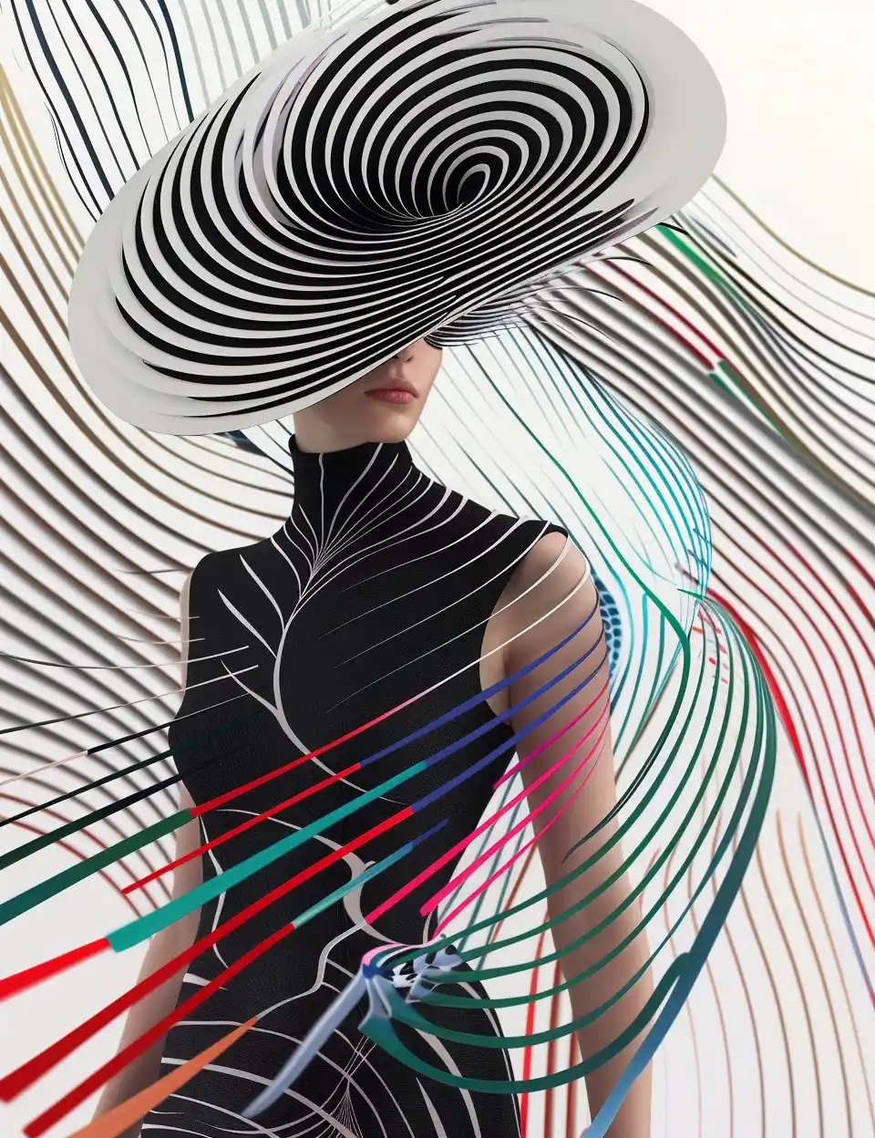 Bold Fashion Photography Midjourney提示词