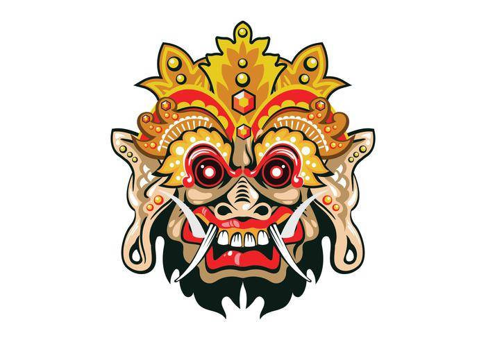 巴龙矢量面具