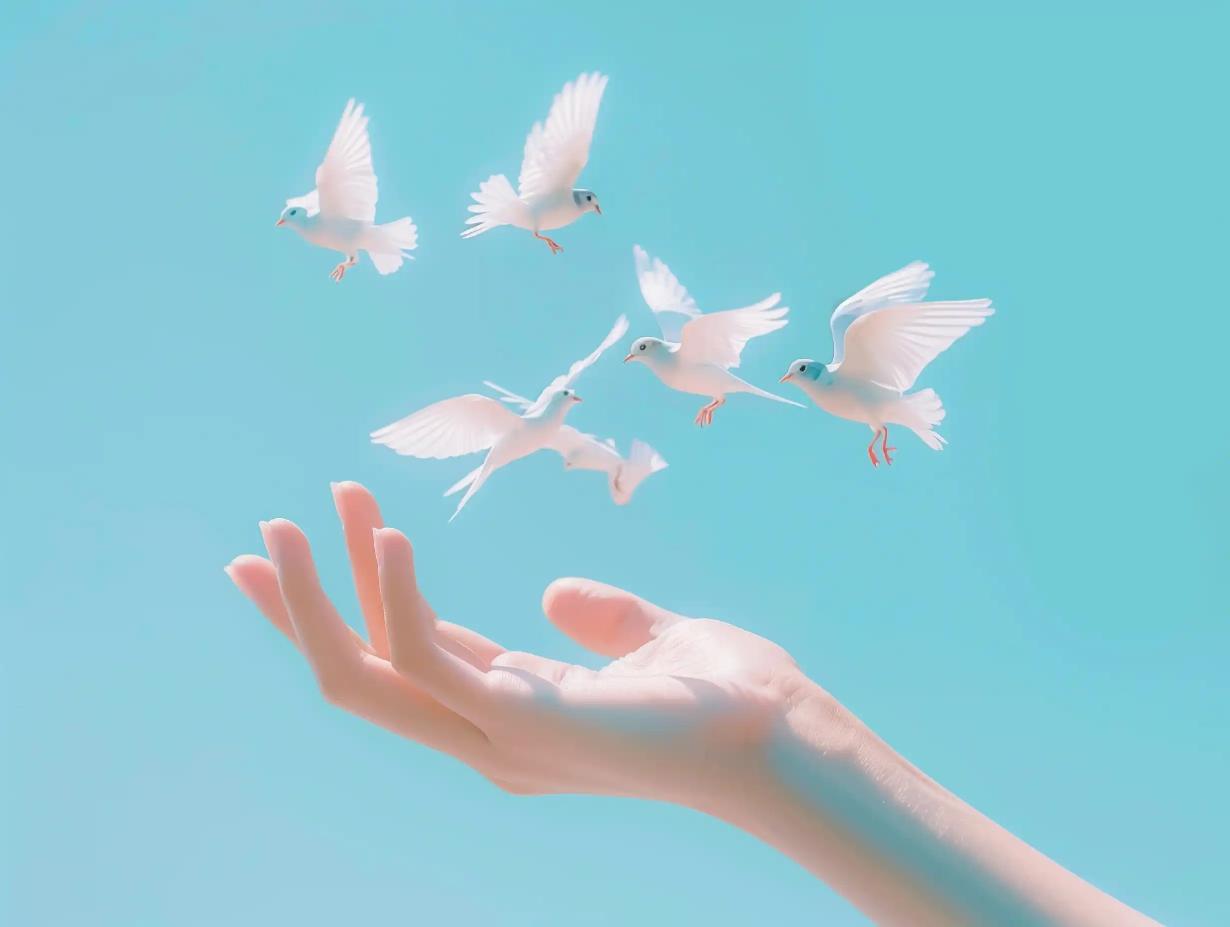 Idea Birds Escape Hand Midjourney提示词