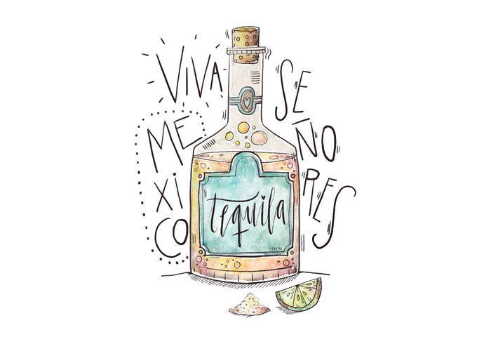 墨西哥龙舌兰酒的插图