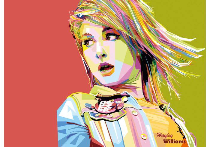 海莉·威廉姆斯矢量WPAP
