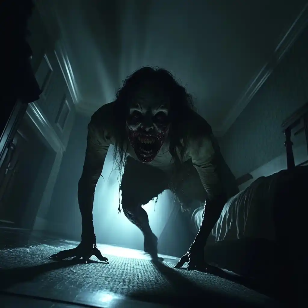 Crawling Demon Woman Still Midjourney提示词