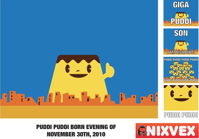 NixVex PUDDI免费矢量