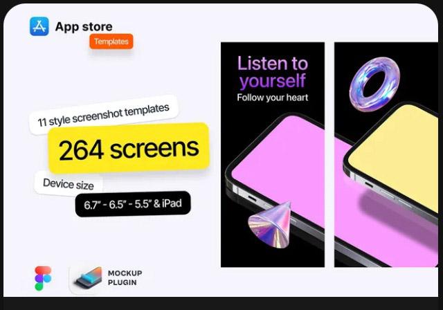 Screenshot Templates for app store