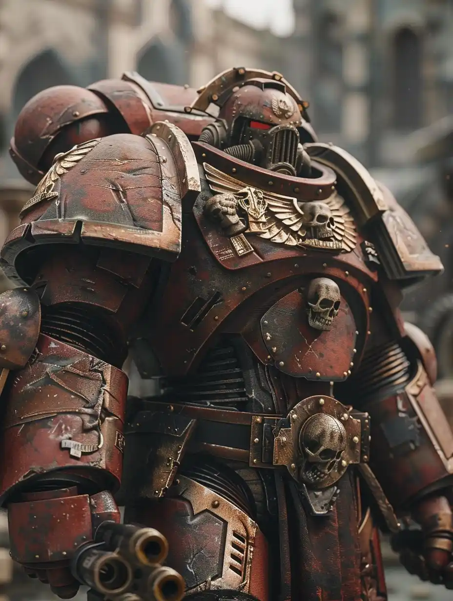Chaos Marine in Octane Midjourney 提示词生成效果