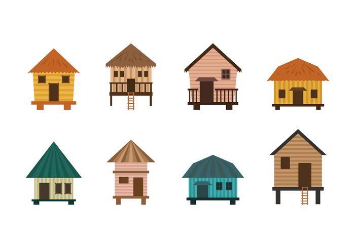 免费小屋矢量