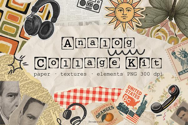 ANALOG COLLAGE KIT Paper Scrapbook