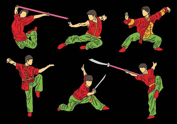 免费武术图标矢量