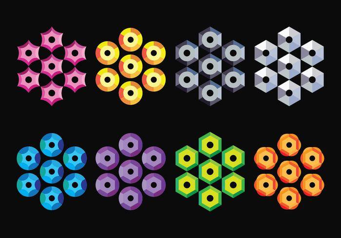 亮片矢量图标