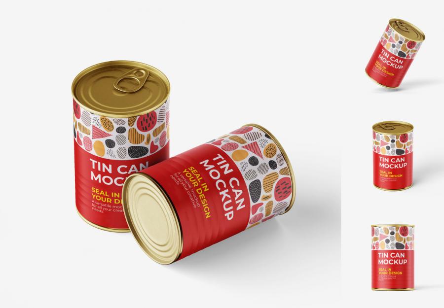 Tin Can Mockup