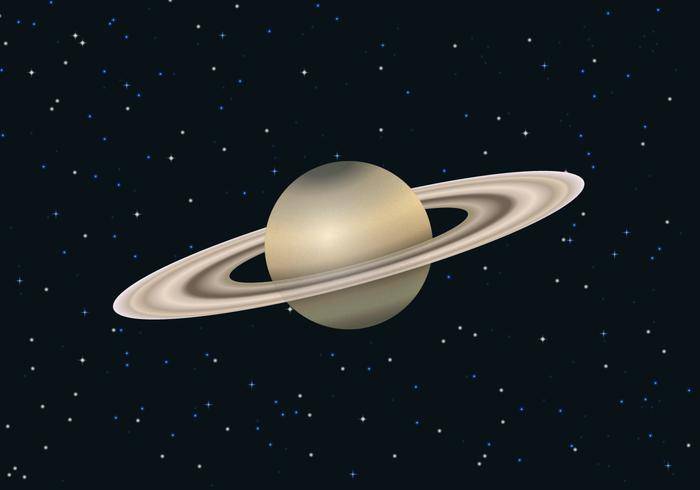 免费的土星行星矢量