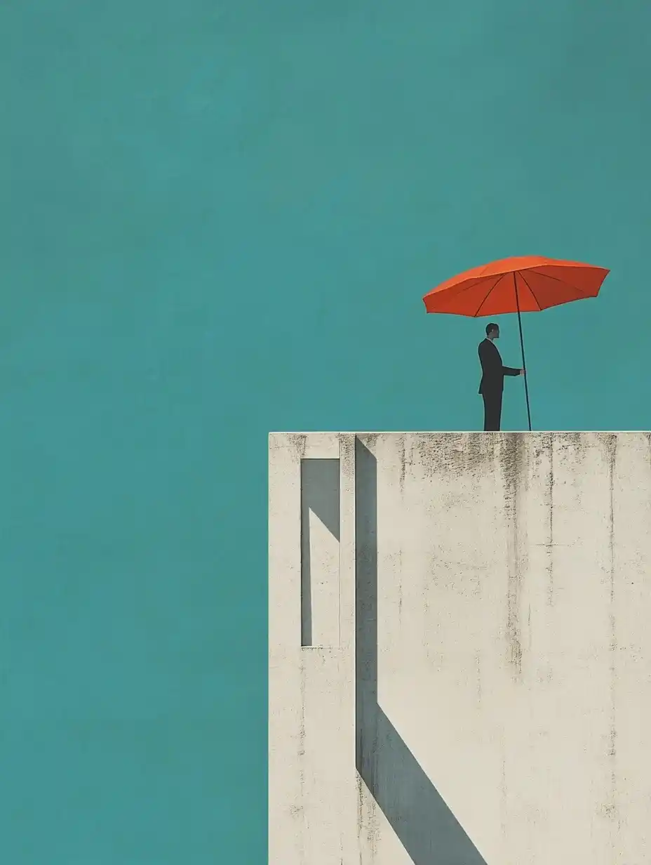 Minimalist Insurance Concept Midjourney提示词