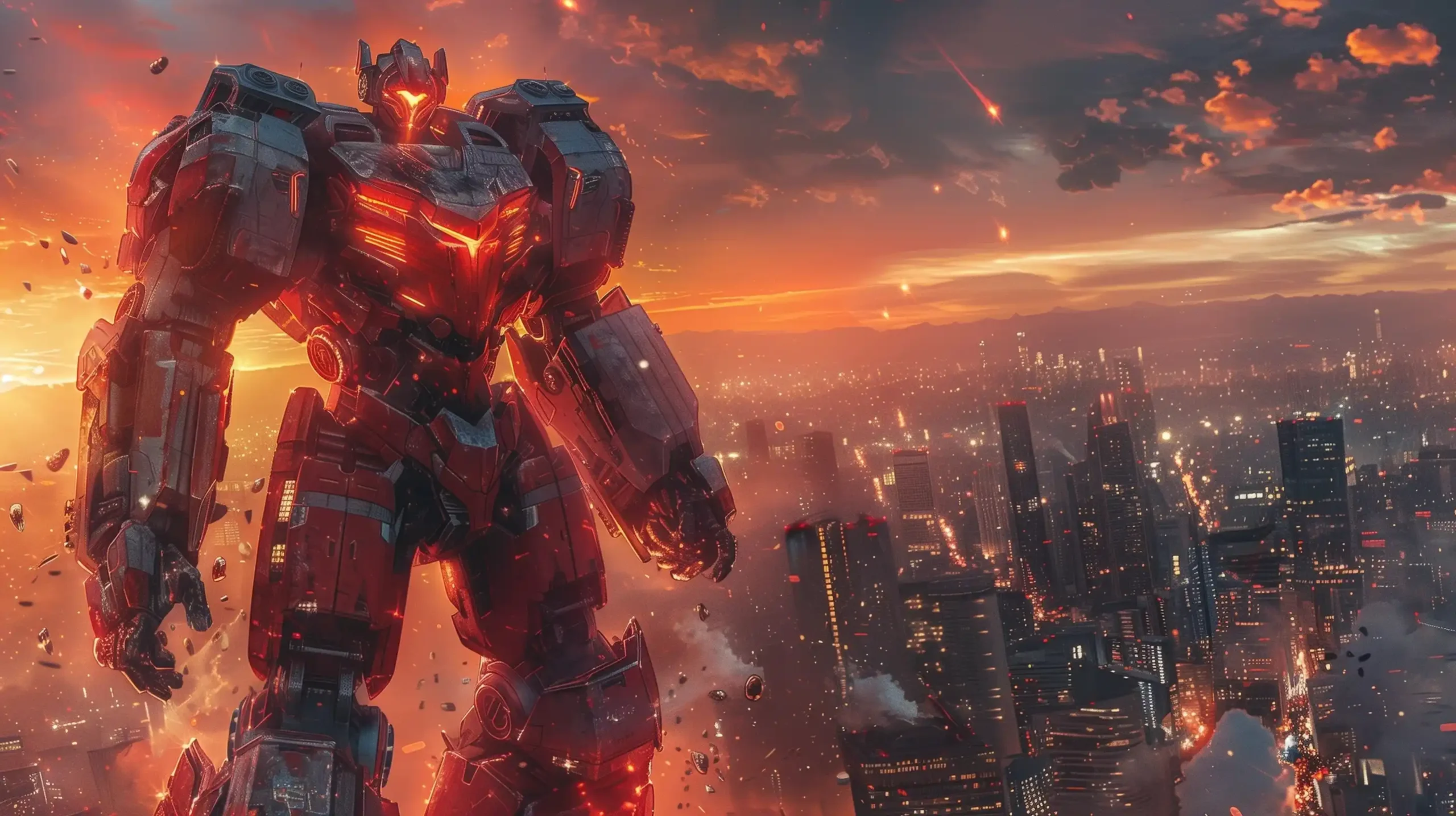 Futuristic Superalloy Robot Midjourney提示词
