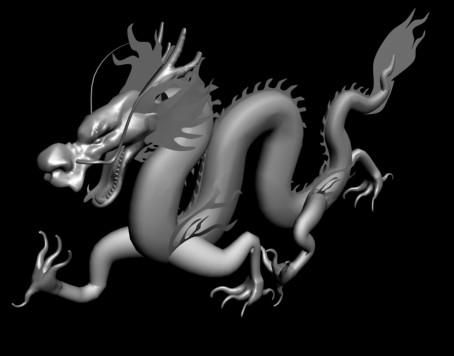 龙—3d模型素材
