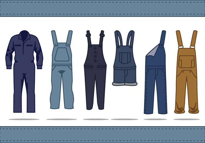 免费的工作服向量