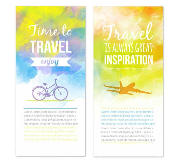彩绘旅行banner