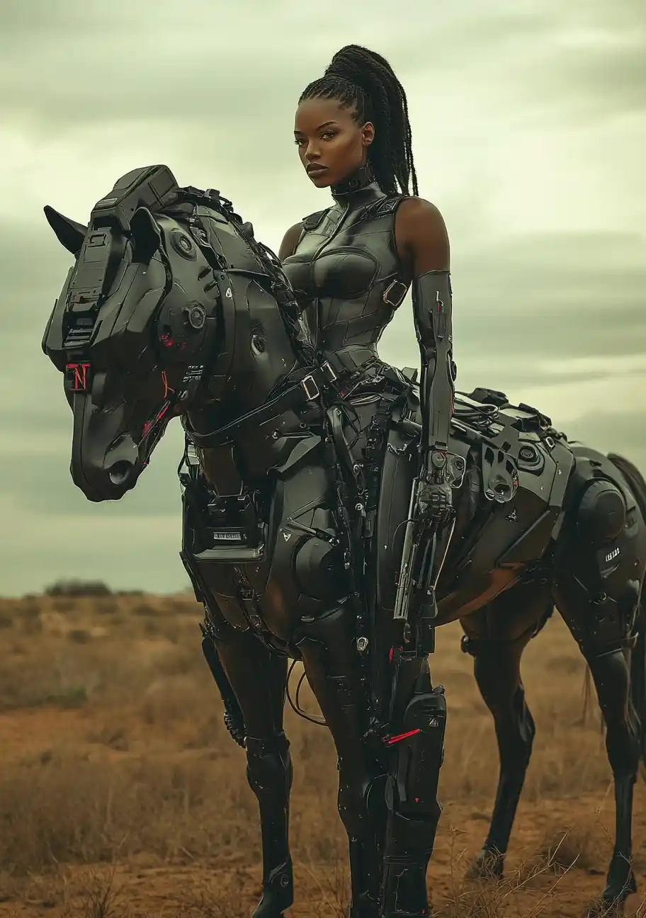 Realistic Centaur Warrior Photography Midjourney提示词
