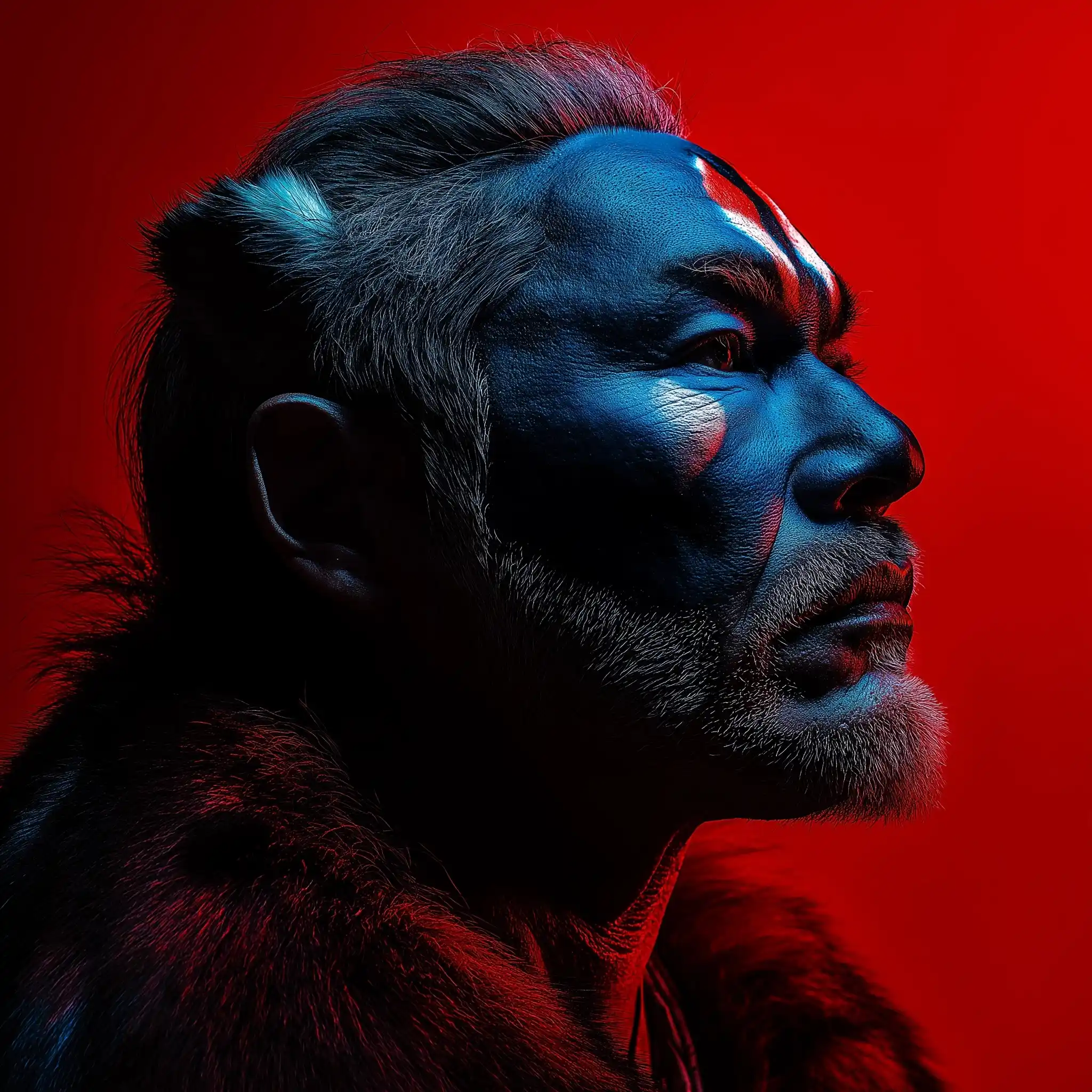 Tribal Chief Portrait Photography Midjourney提示词