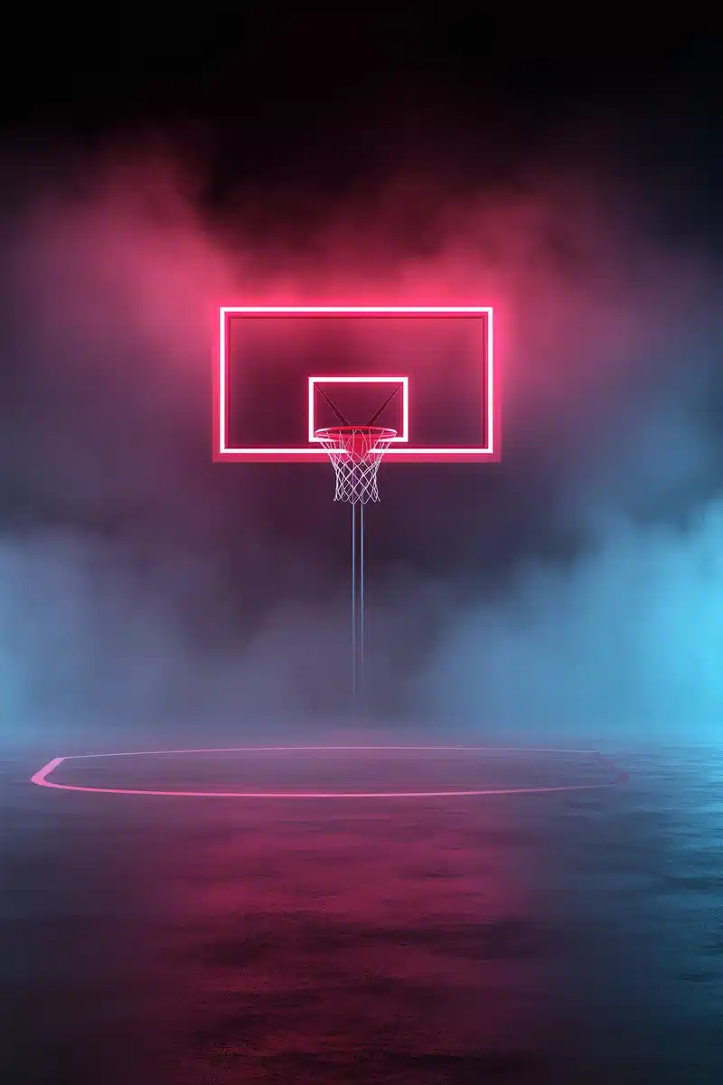 Dynamic Basketball Team Background Midjourney提示词