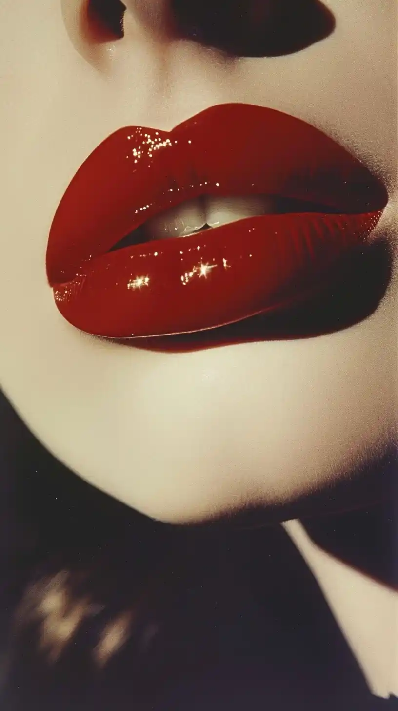 Bold Lip Kiss Midjourney提示词