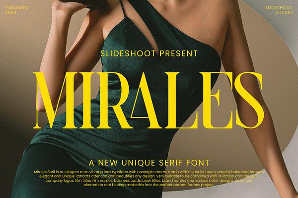 Mirales - Vintage Serif Font