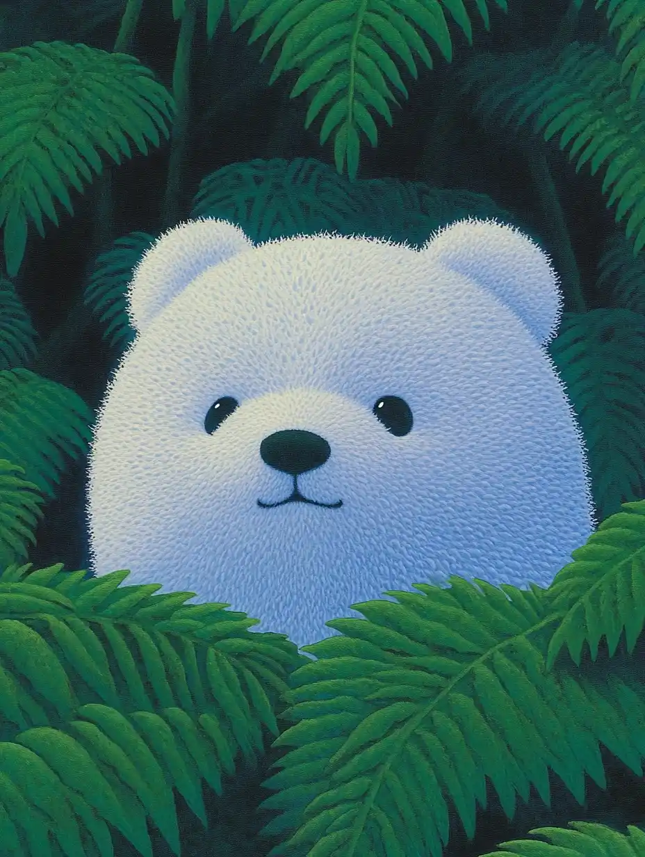 Detailed Panda in Forest Midjourney提示词