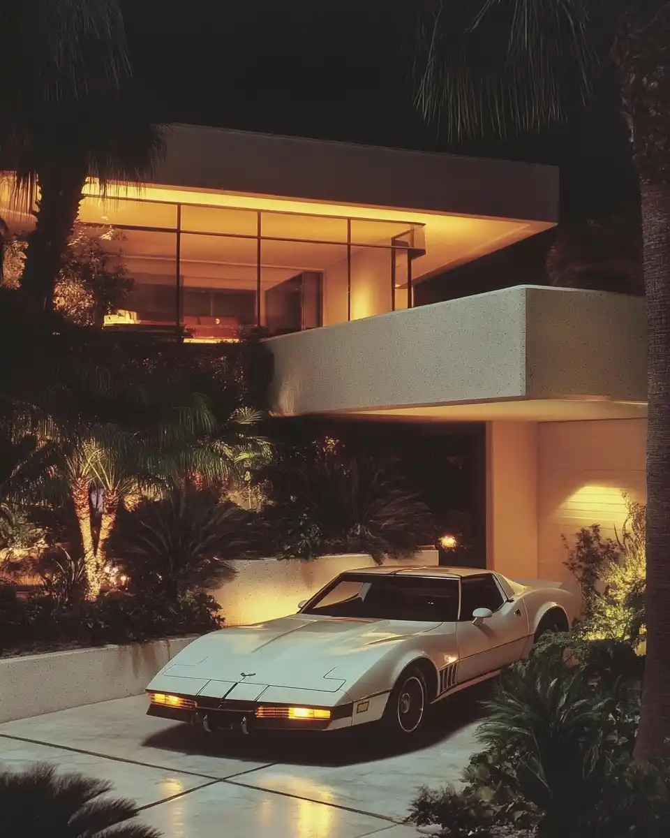 1980s Palm Springs Luxury Midjourney提示词