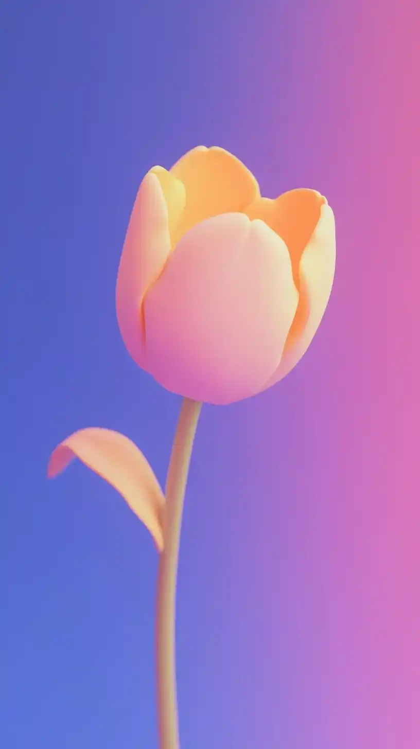 Tulip in Graphic Style Midjourney提示词