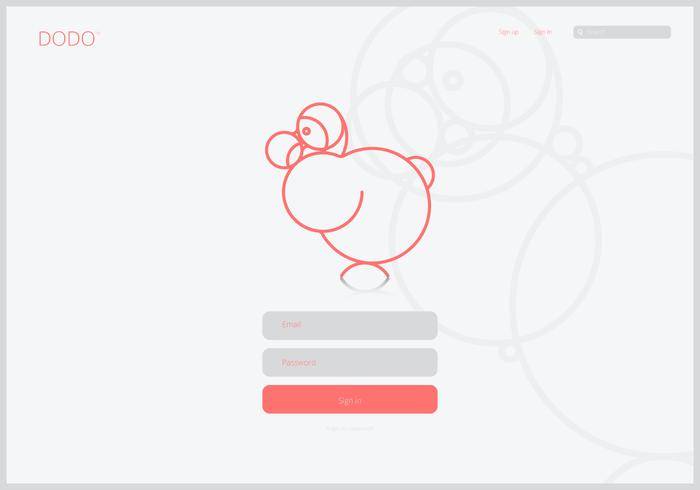 渡渡鸟Web UI模板