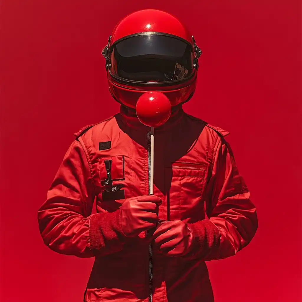 Lollipop in Racing Suit Midjourney提示词