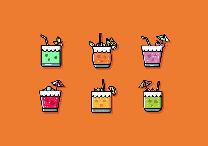 免费的Mocktail矢量