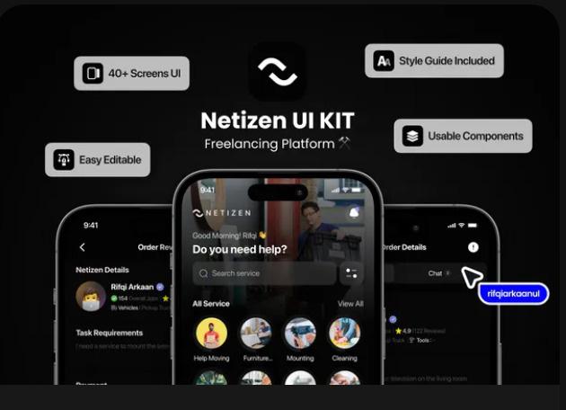 Netizen Freelance UI KIT