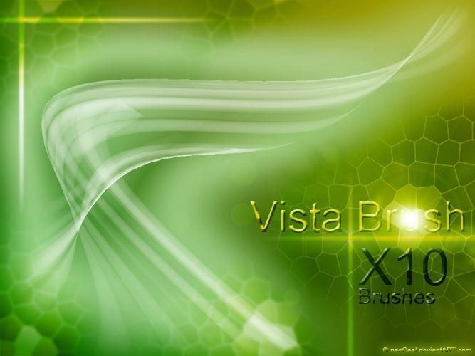 10&nbsp;Photoshop&nbsp;CS5&nbsp;Vista&nbsp;Brushes(高清晰)